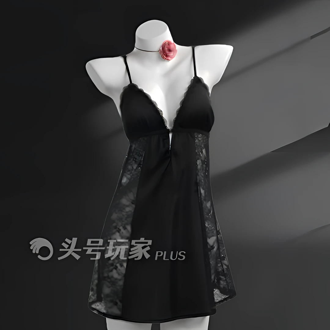 小动do.【情深意浓】春夏露背大码女新款睡衣吊带性感纯色连衣裙