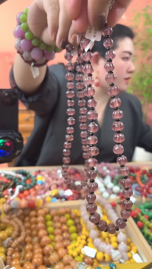 DIY琉璃经典时尚琉璃项链