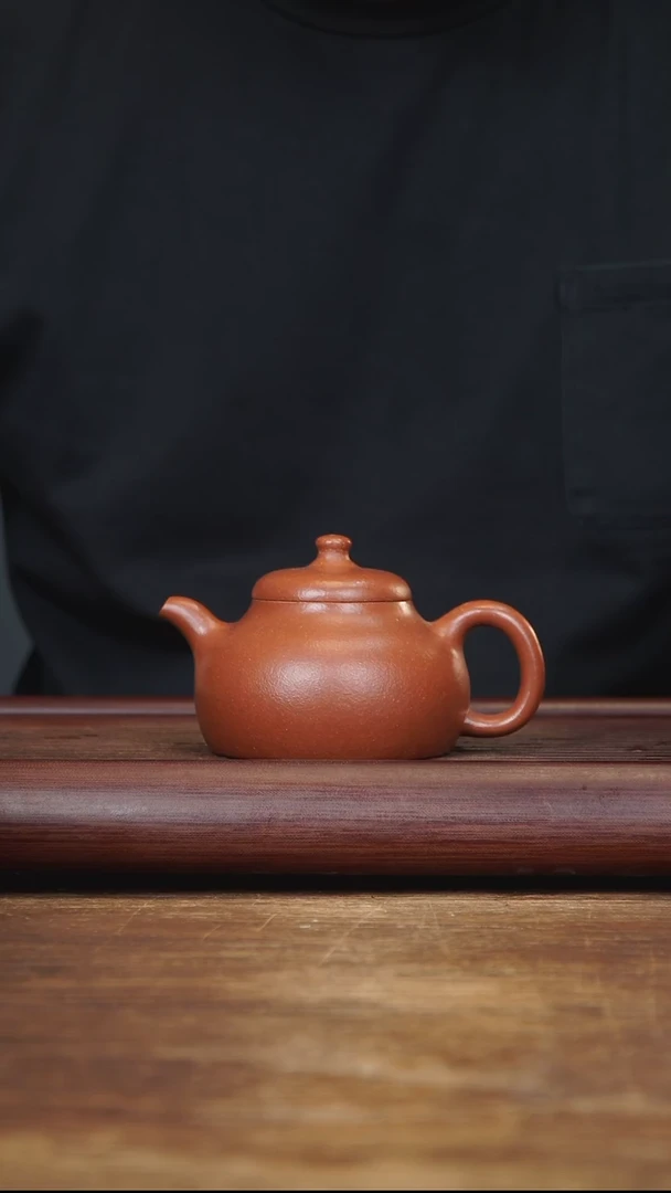 茶壶紫砂200ml 匏瓜 红降坡