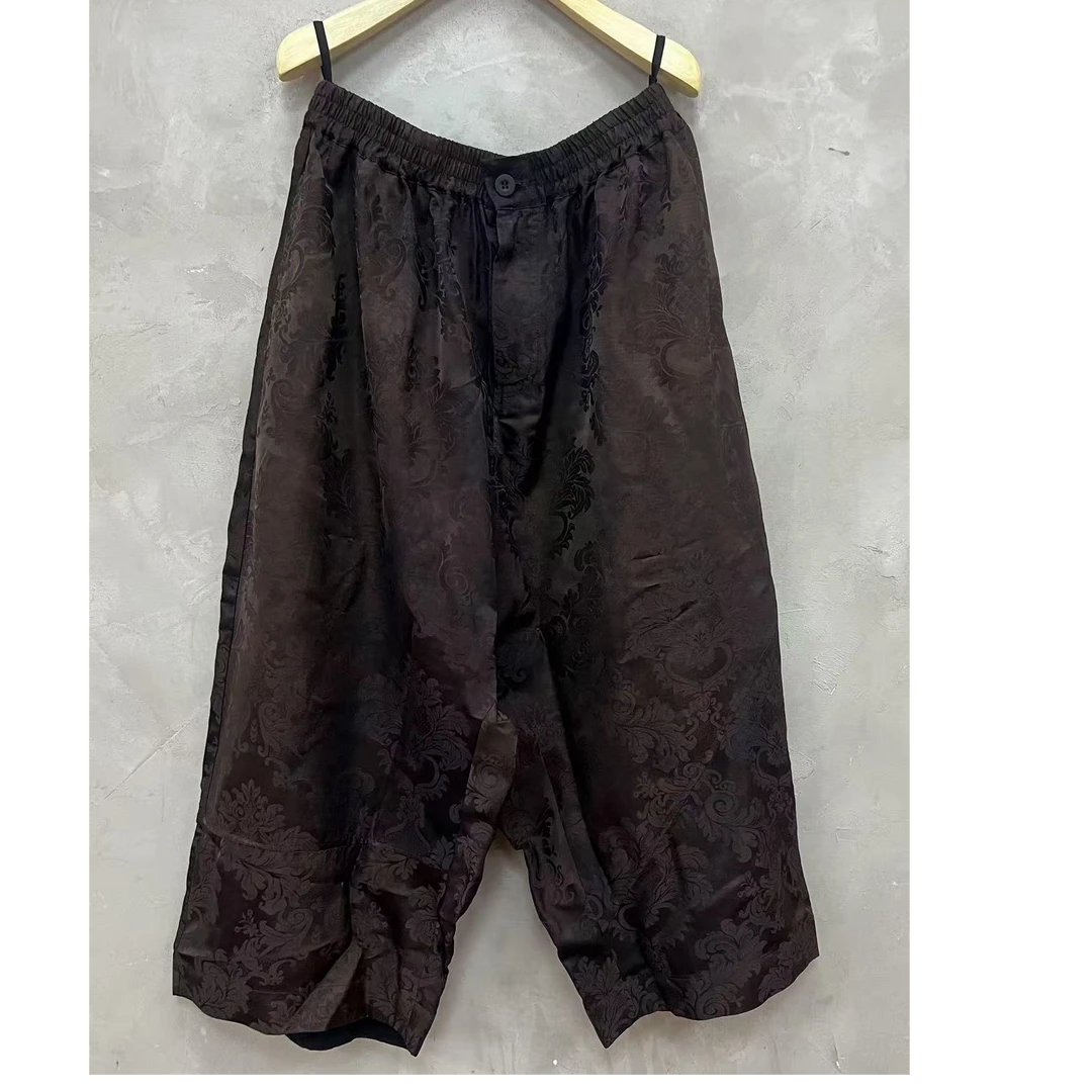 西子分享 7159 古蘭木 提花 宽松复古夏季【裤子】