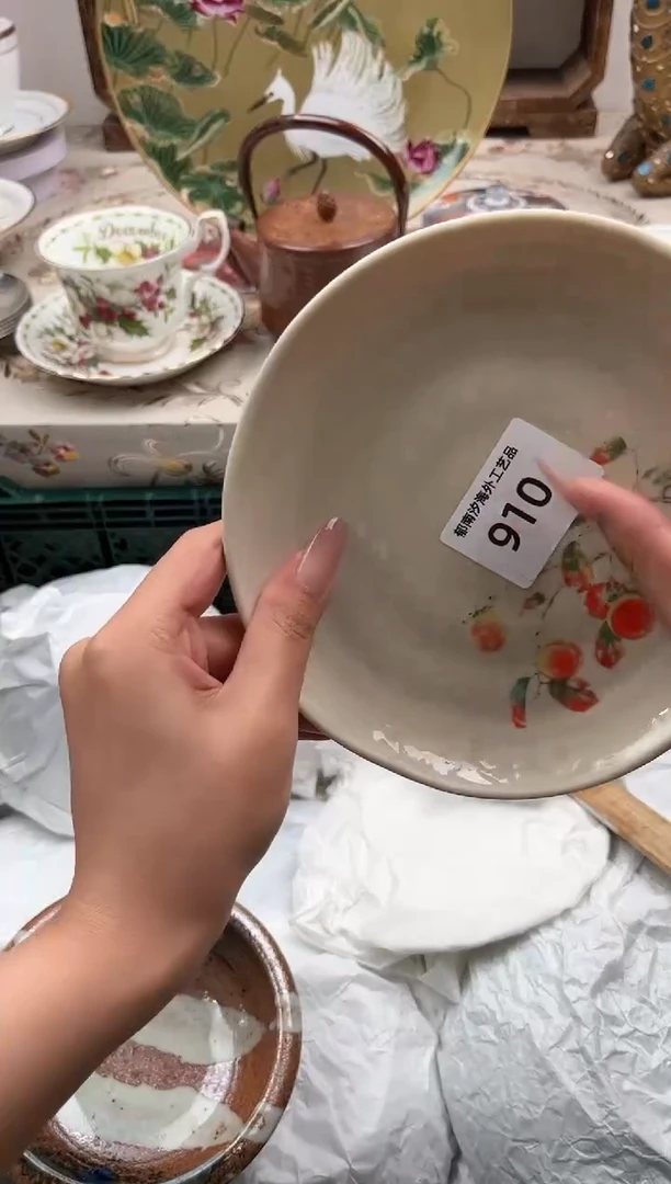 瓷片扎***罐L         910