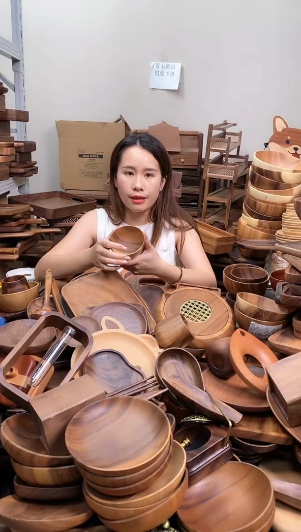 木  南美胡桃木碗10*5cm  到手2个