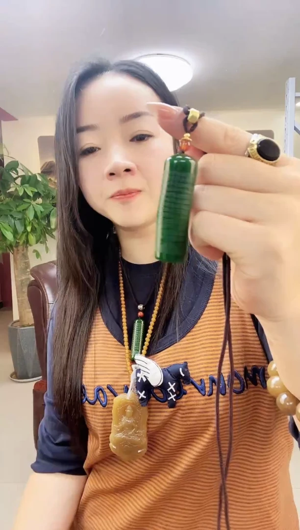 未镶嵌蛇纹石玉吊坠多样性随机发一