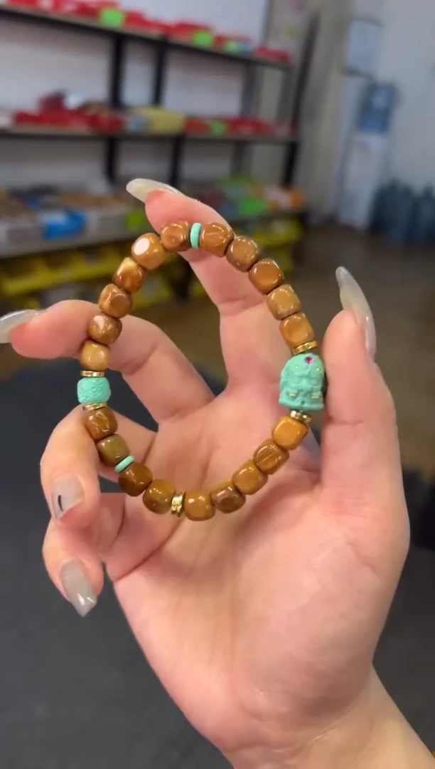 【闪购商品】库克吊坠8mm库克六方磷镁松象神款