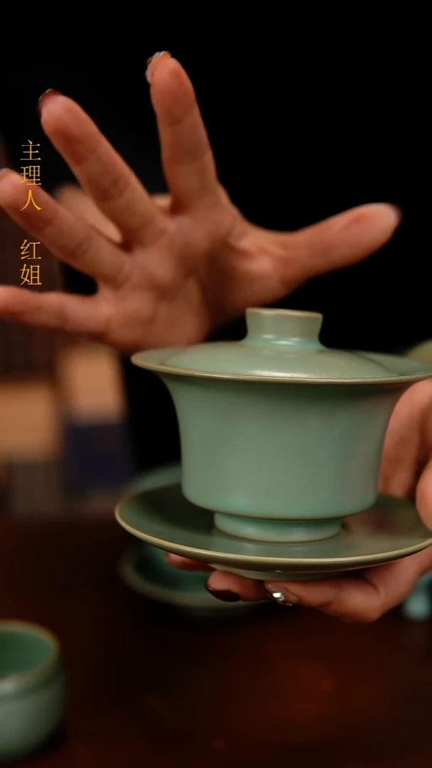 瓷片原产地原矿釉汝瓷