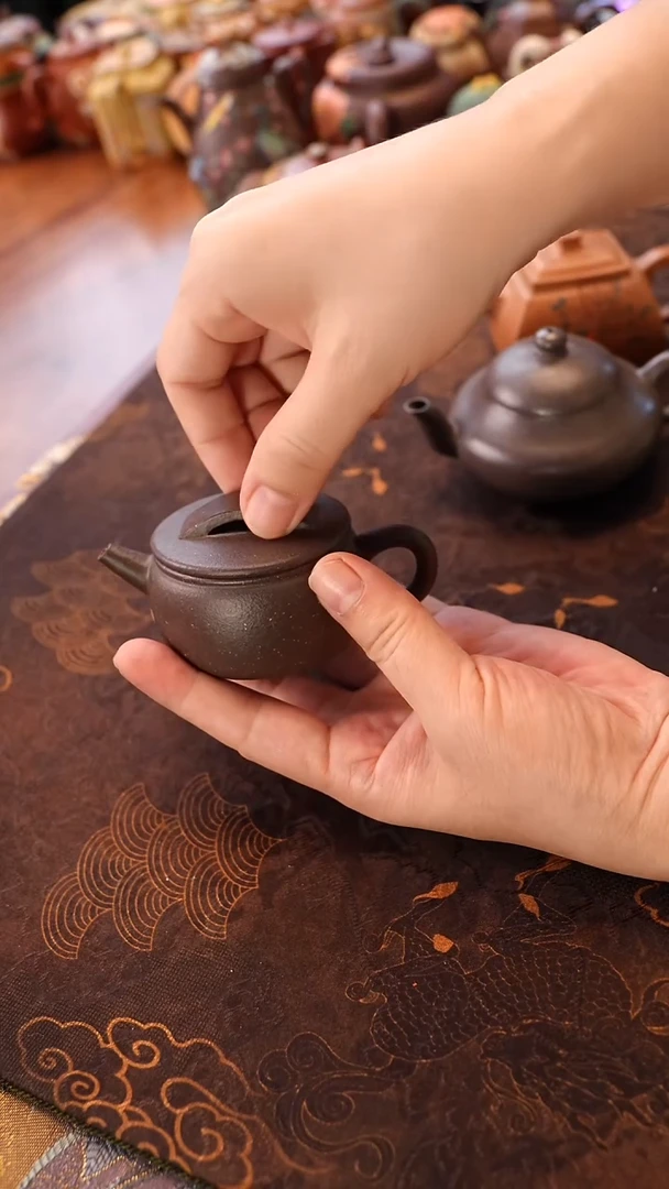 茶壶紫砂天青汉瓦