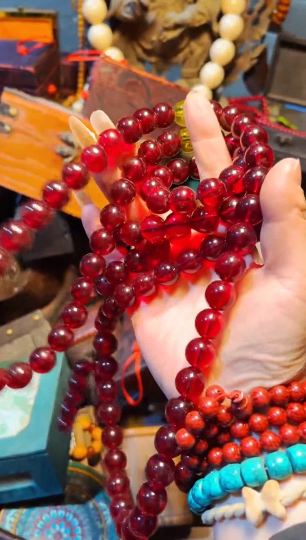 【闪购商品】血珀颈饰未镶嵌兰妹精品优选链接61