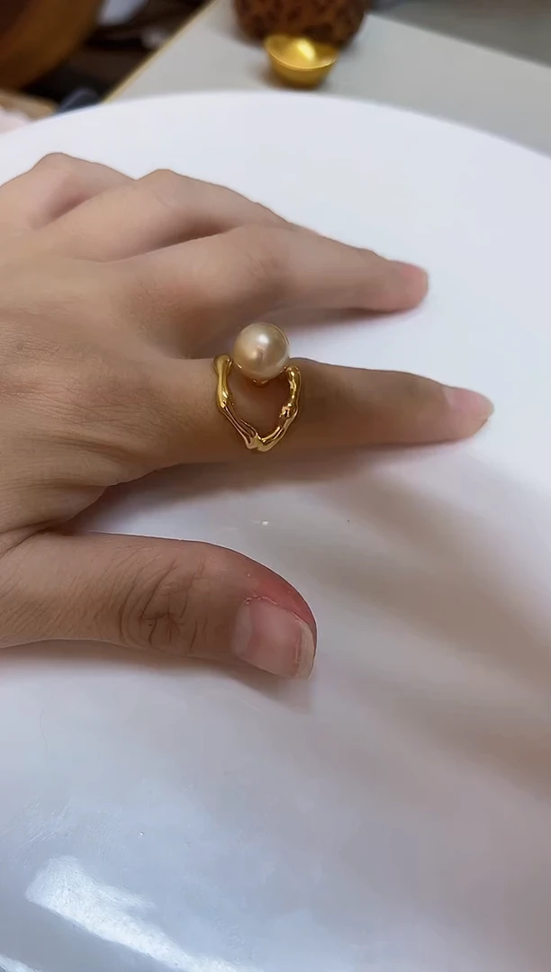 银S925镶嵌颈饰海水珍珠10mm