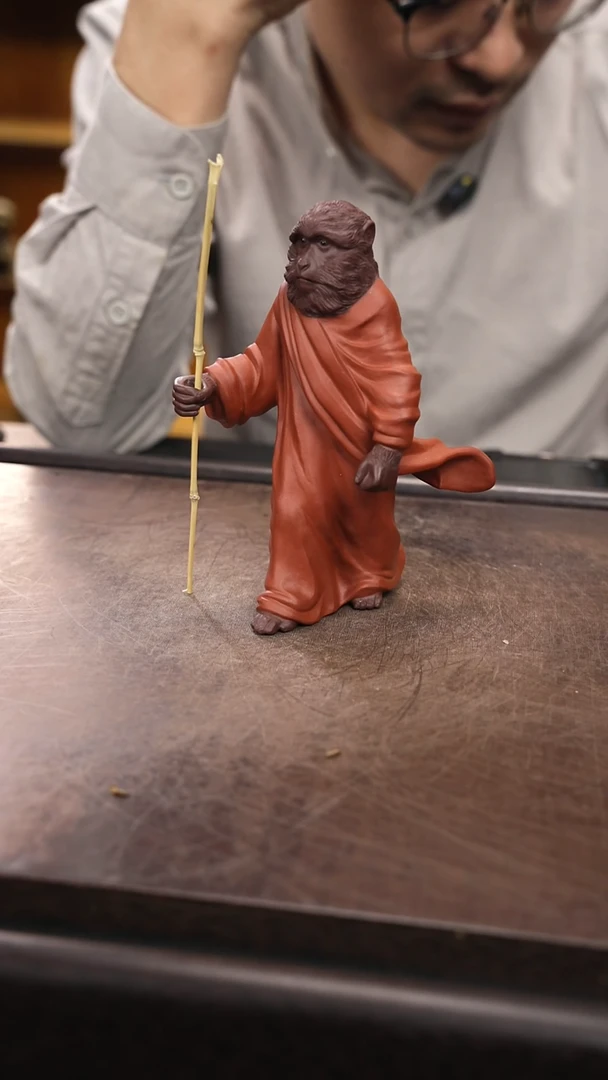 紫砂茶宠紫砂猴子