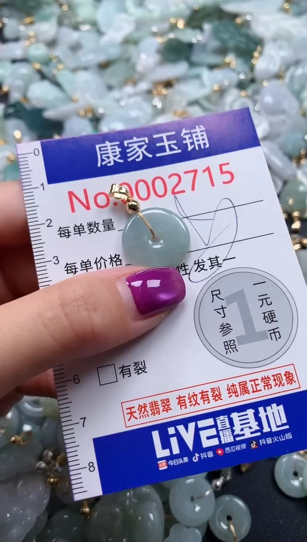 颈饰未镶嵌翡翠2715