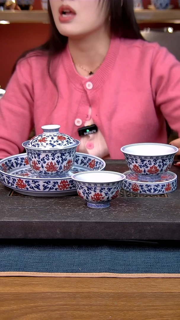 简装家用款5件套 白瓷陶瓷茶具