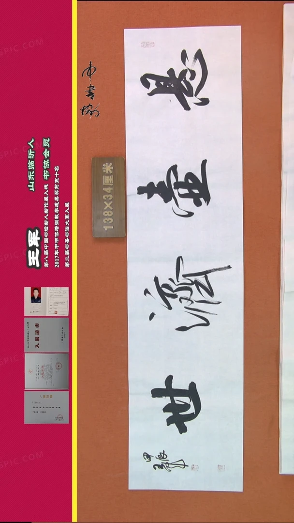 【闪购商品】书法189王军书法作品