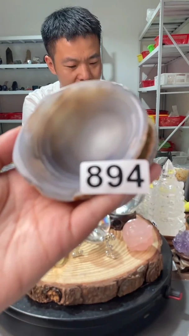 大型摆件（非配饰）未镶嵌水晶玛瑙碗894