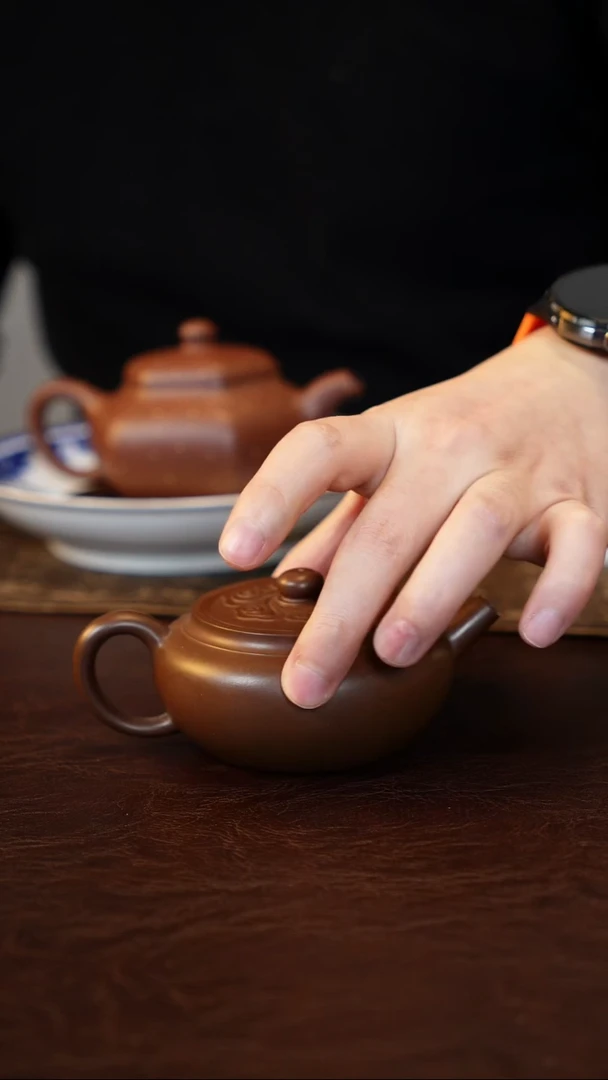 观云壶老紫泥150cc