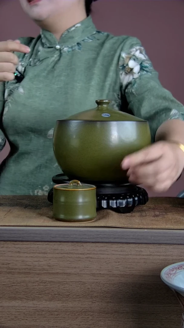 景韵堂仿清茶叶末釉