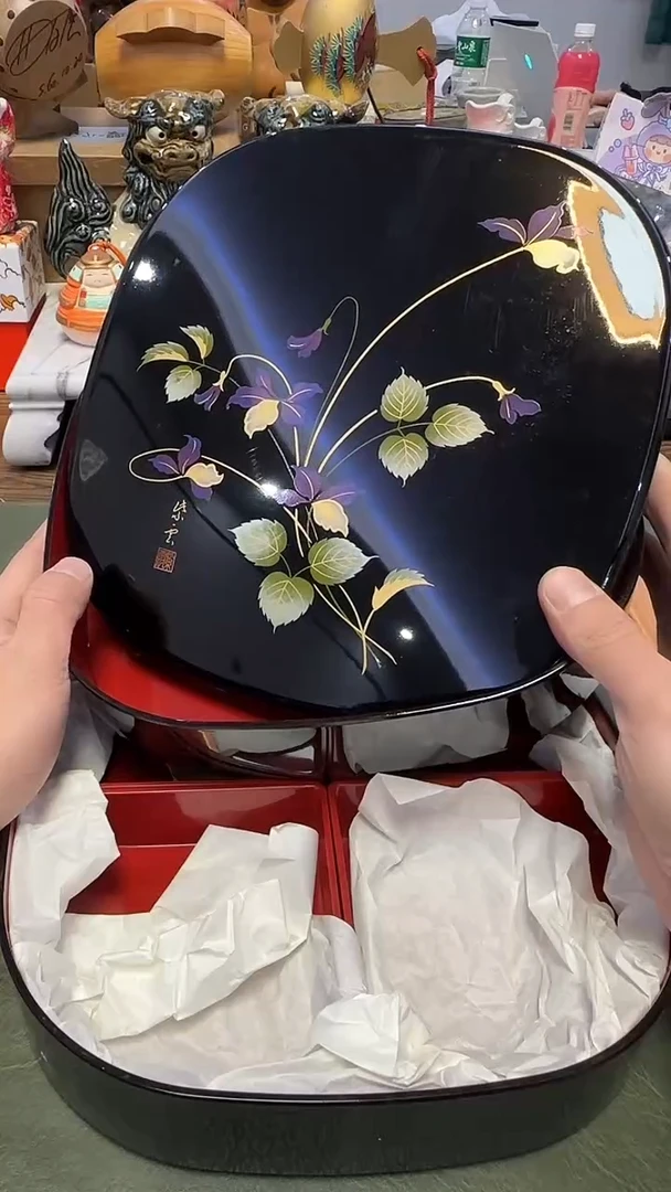 629··树脂2层盖盒