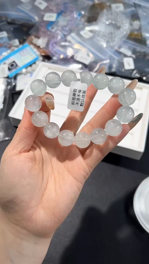 未镶嵌手链萤石41n多样性发其一【1条】默认微瑕14mm