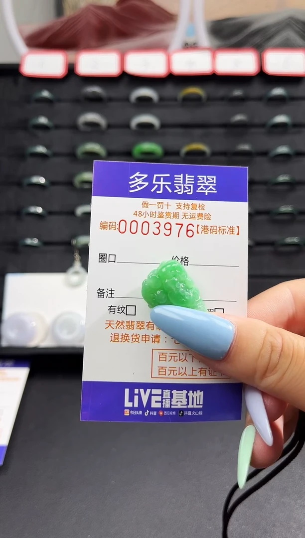颈饰未镶嵌翡翠紫*儿天然A货翡翠戒圈