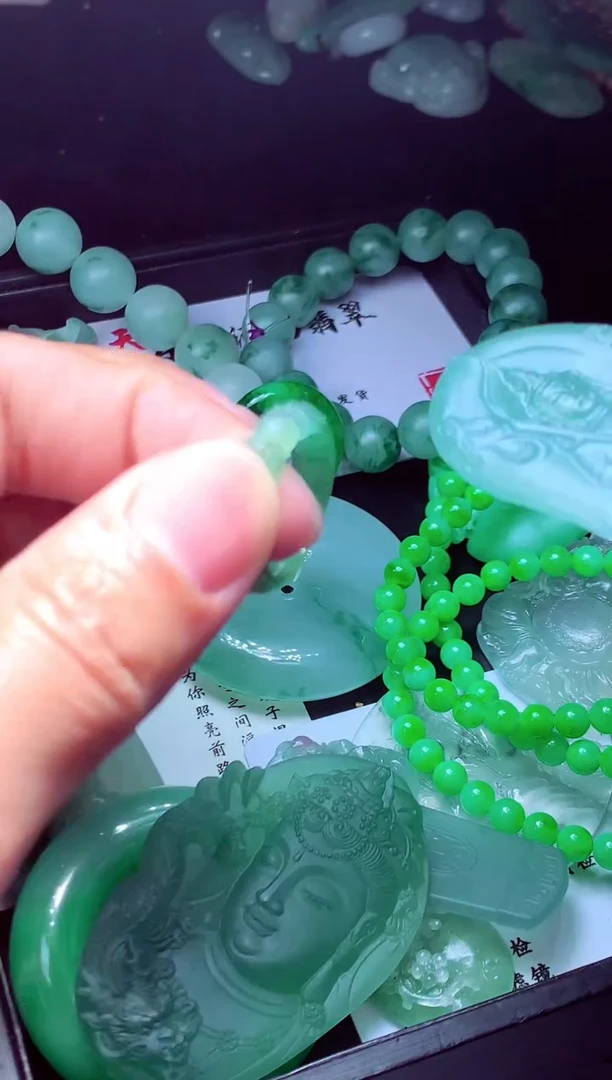 未镶嵌定制翡翠柳*#翡翠毛货定制