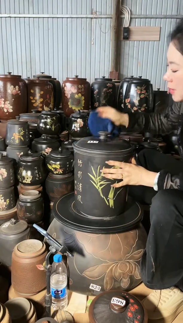 【闪购商品】壶瑕疵九饼 彩填 117 边口盖子