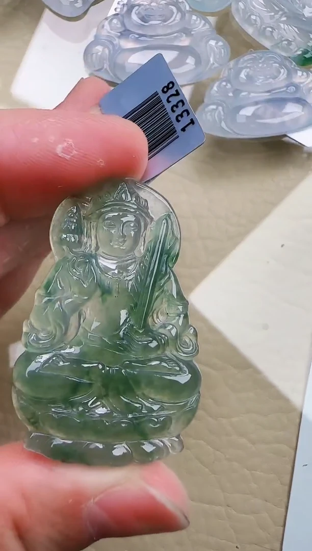 颈饰未镶嵌翡翠缅甸翡翠a货
