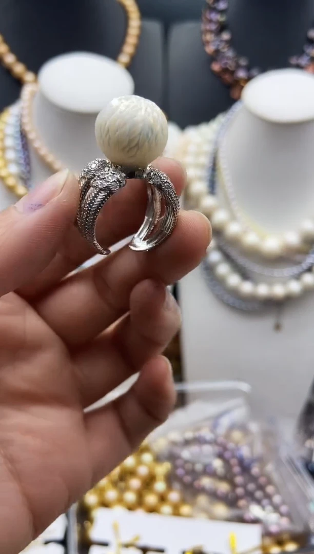 未镶嵌原创设计淡水珍珠1