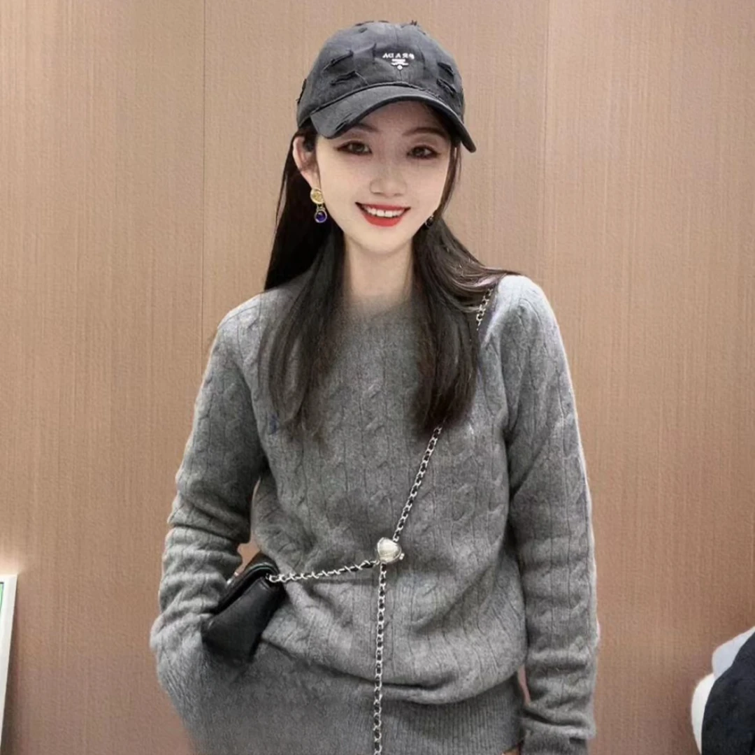 《CHUN》麻花编织羊毛上衣