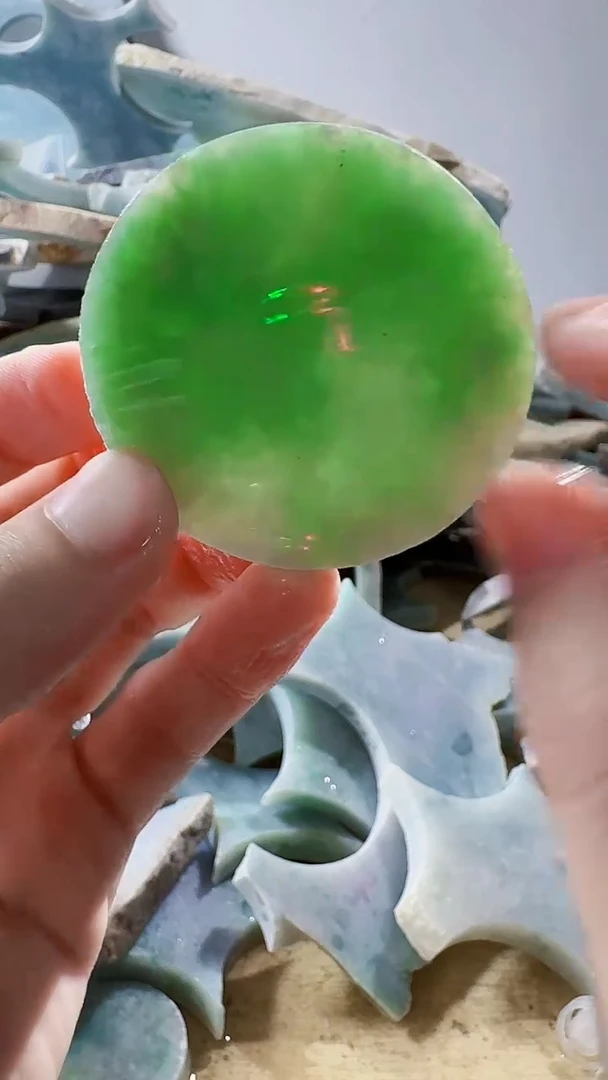 裸石翡翠天然缅甸翡翠1644
