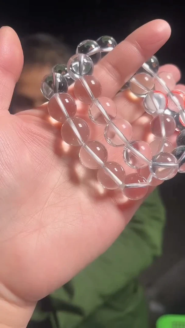 【闪购商品】水晶手链未镶嵌天然手串多样性发一14mm