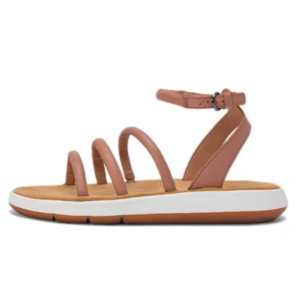 Clarks其乐 皮革 优雅罗马风舒适 凉鞋 女款 玫瑰粉色-26164885