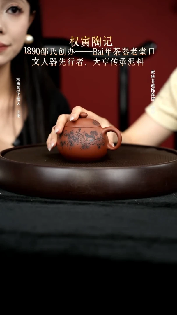 茶壶紫砂67铁星砂文旦200cc
