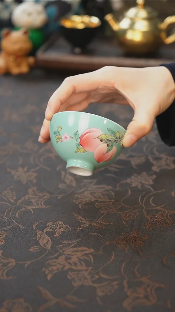 杯景德镇陶瓷杯碗柴烧多人
