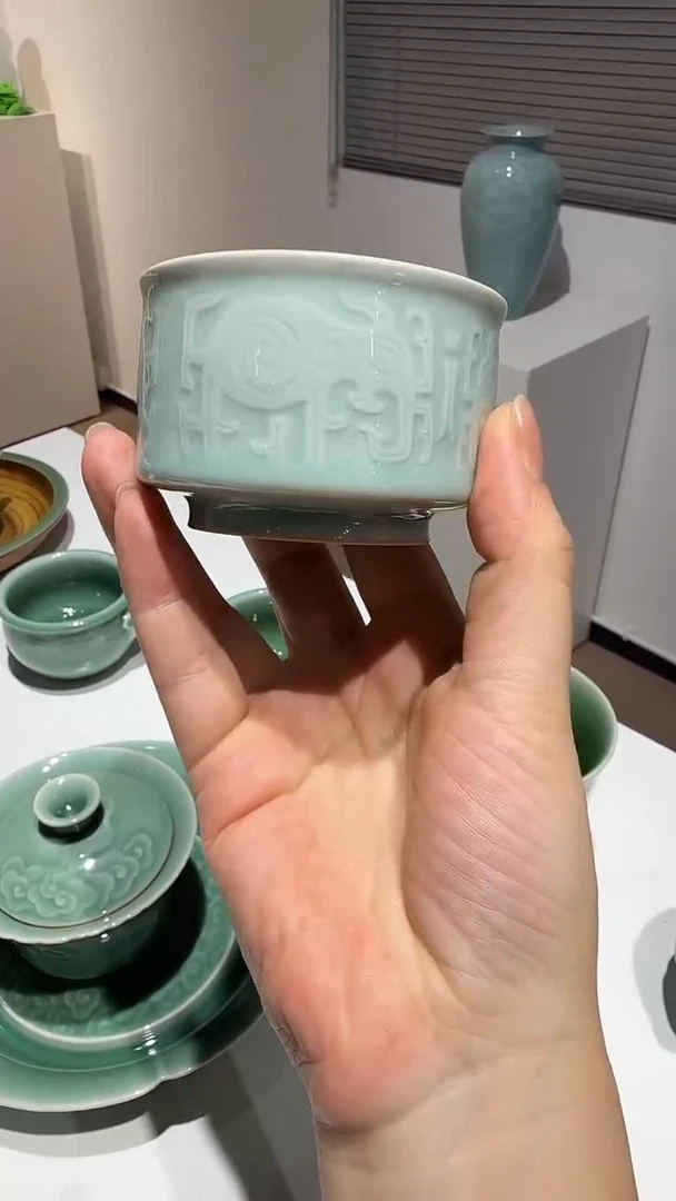 手工茶器 青瓷茶具