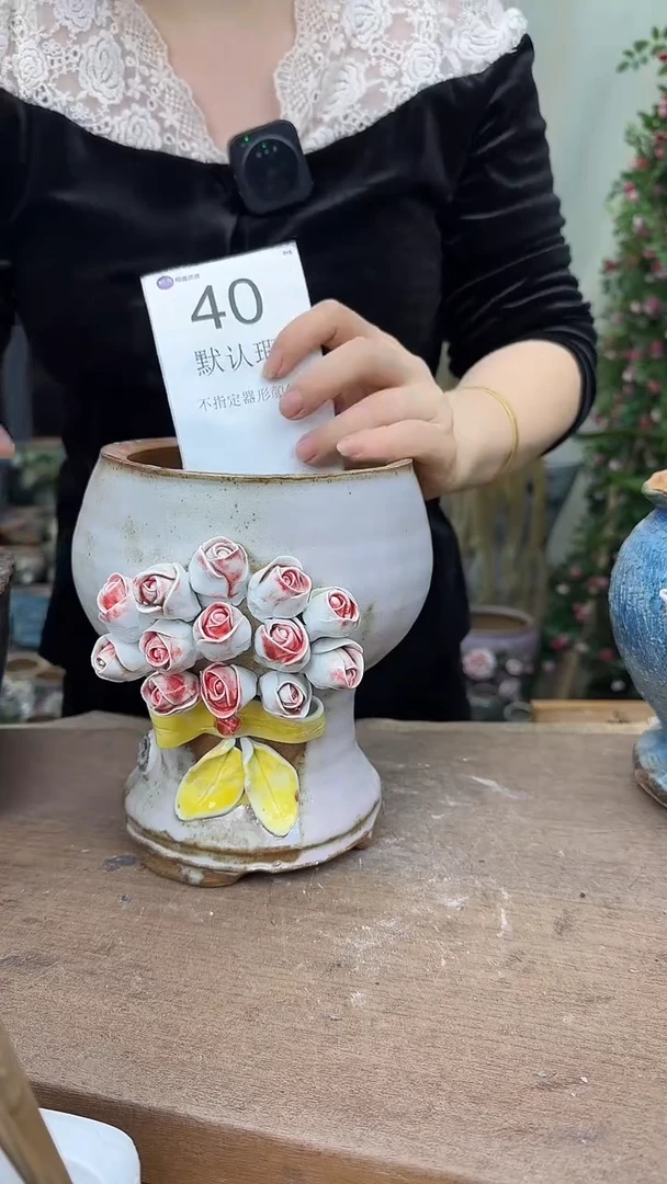 1一个手工捏花不指/瑕40