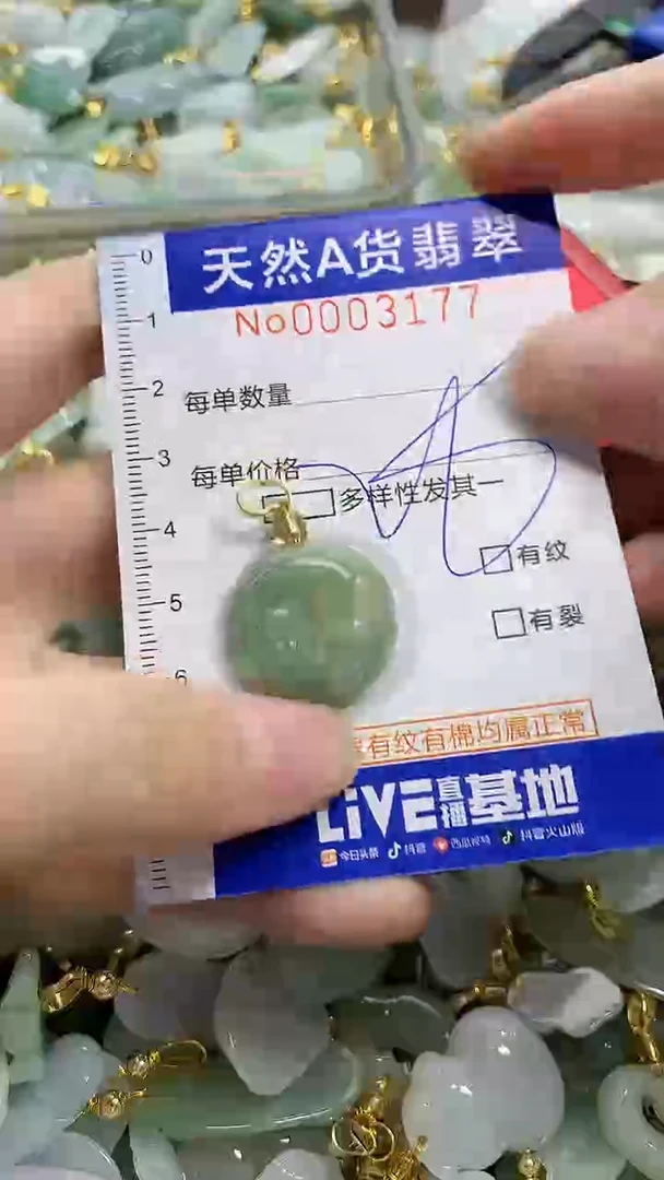 颈饰未镶嵌翡翠天然A货翡翠