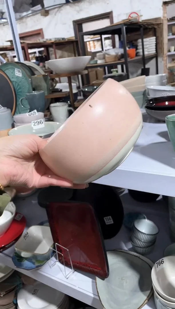 【闪购商品】碗微瑕（1件套）粉色饽饽碗