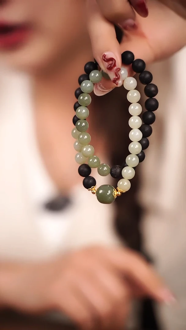 【闪购商品】降真香手串银S925镶嵌X020817降真香8m双圈