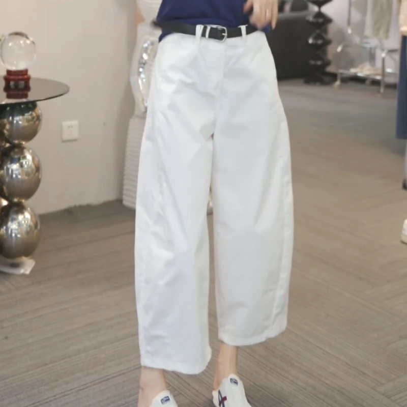 【含苞待放】2025夏季新款时尚气质花苞休闲裤LK2504010