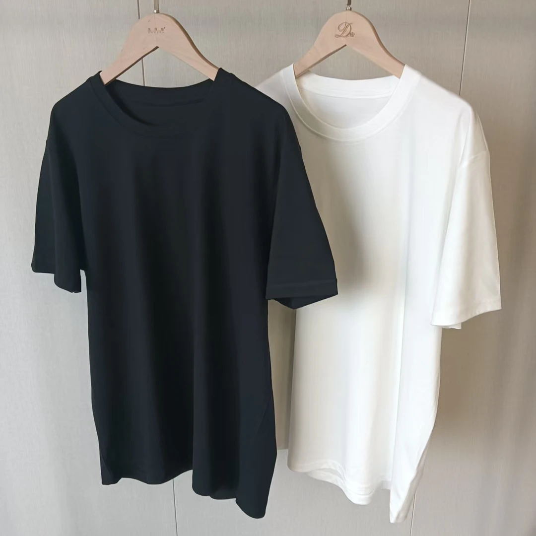 百搭夏季短袖纯色圆领常规款