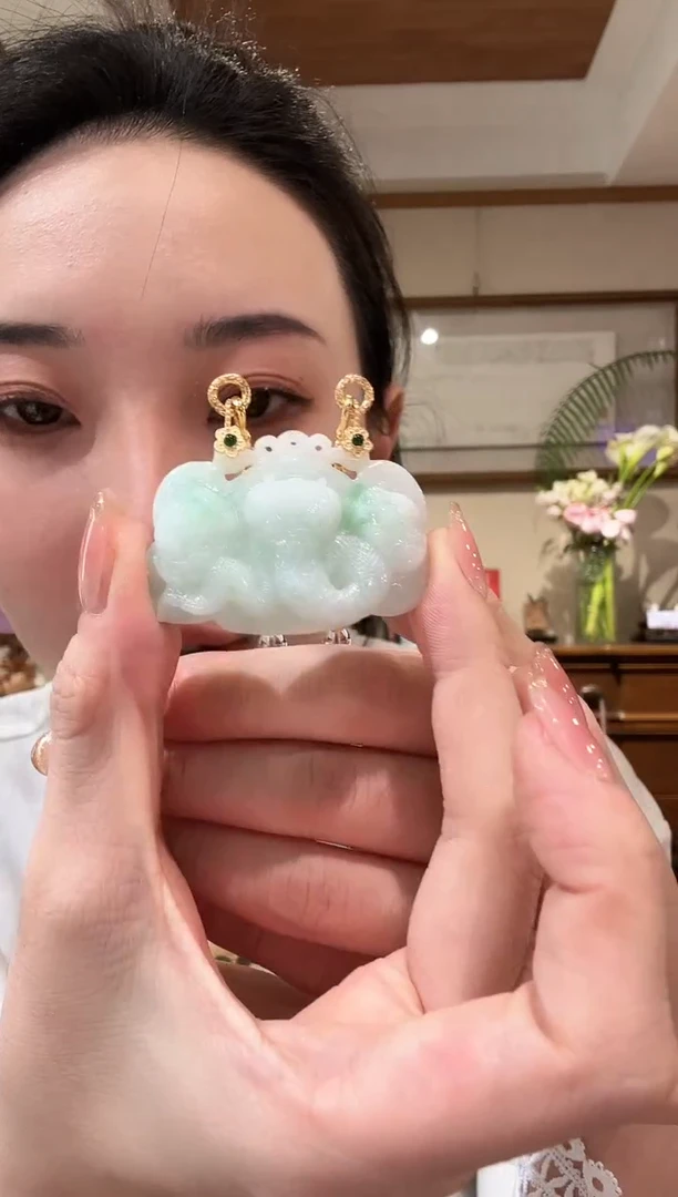 【闪购商品】翡翠颈饰未镶嵌国风