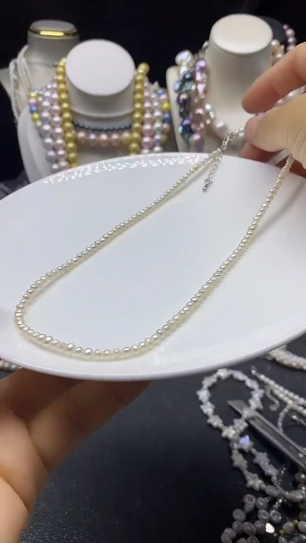 颈饰未镶嵌淡水珍珠多人