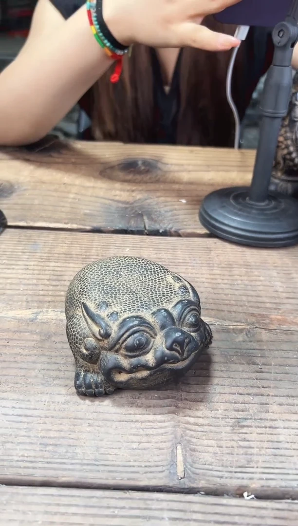 陶土【火山泥】猪头金蟾