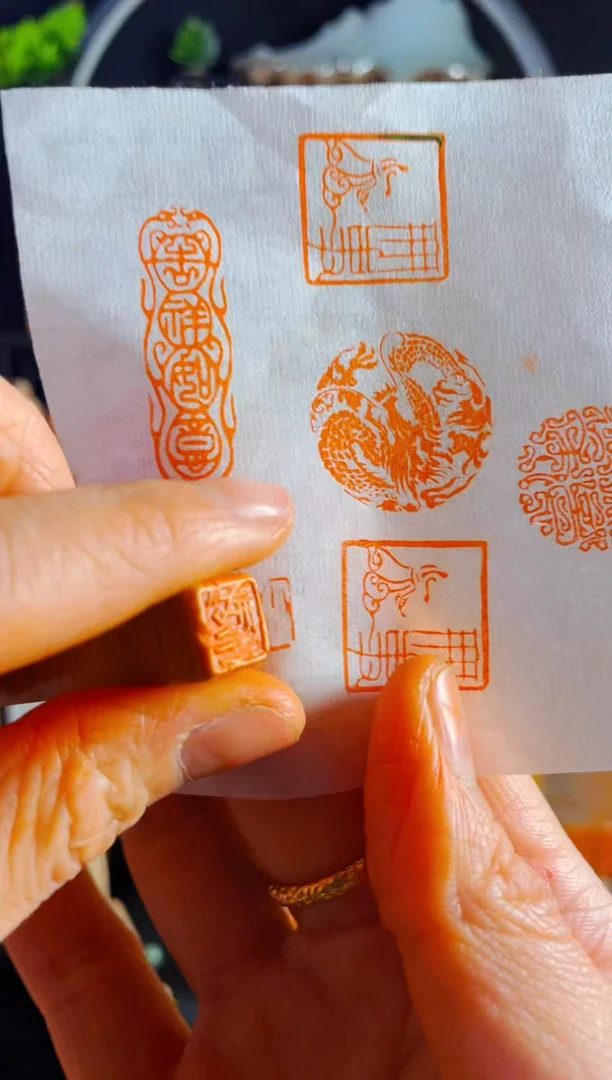 【闪购商品】老挝石印石手工篆刻《小雅》1.0 木纹