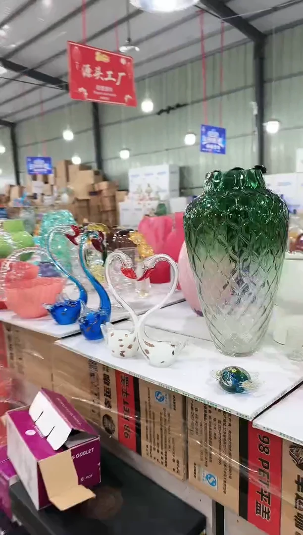 【闪购商品】无铅玻璃悠悠RN-花器-24早一对白天鹅