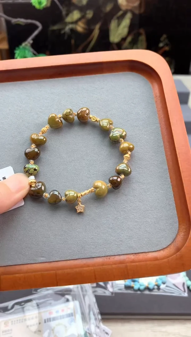 未镶嵌绿松石手串W118