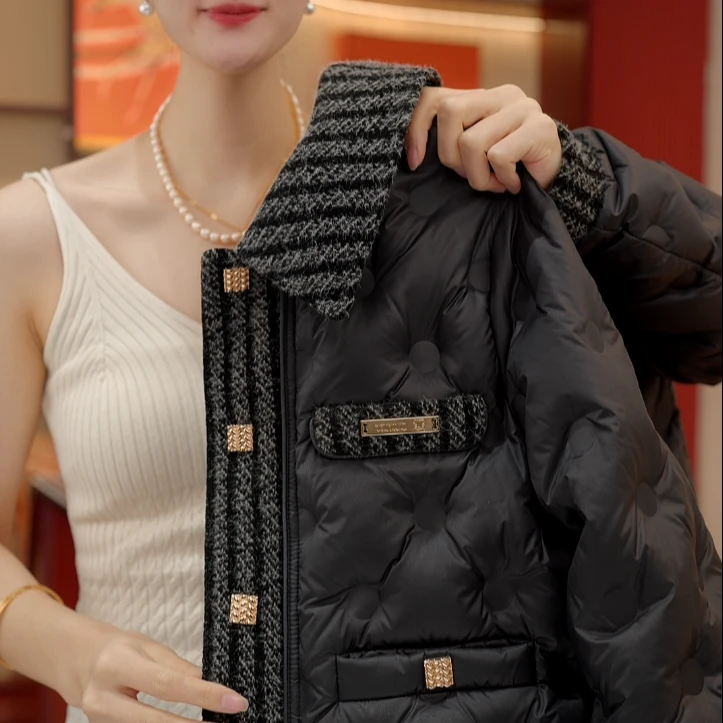 WY-2025新款气质时尚小香风羽绒服