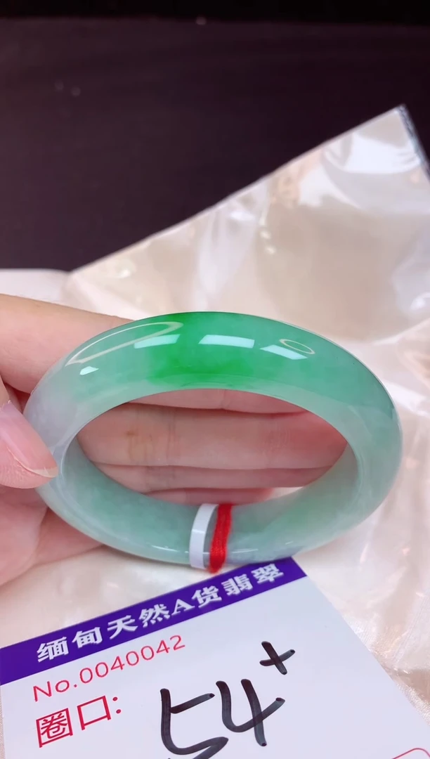 未镶嵌手镯翡翠54（48小时鉴赏期 ）