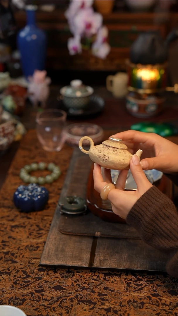 芒**果紫砂壶  景德镇陶瓷福利款