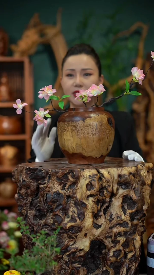 枣木雷击枣木聚福罐