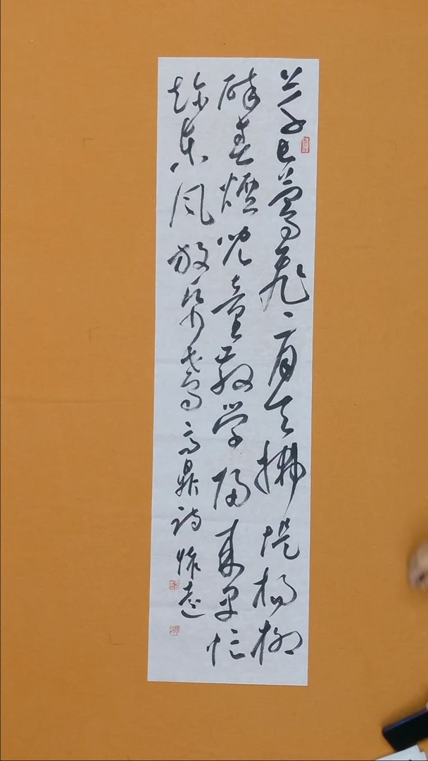 书法陈怀远 甘肃草书委员会 34*138